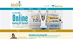 Desktop Screenshot of aladdinheatingoil.com